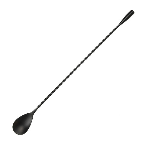 Barspoon - Teardrop Black Matte 30cm by Alkademie - Alambika Canada