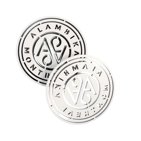 Coaster - alambika white (pack of 6) by Alambika - Alambika Canada