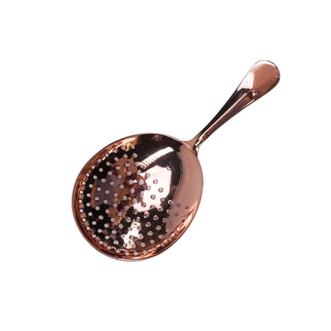 Strainer - Deluxe Julep Antique Copper by Alambika - Alambika Canada