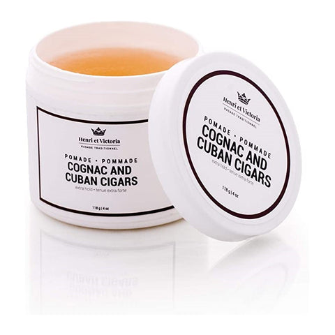Henri et Victoria - Hair Pomade - Cognac and Cuban Cigars 114g by Henri et Victoria - Alambika Canada