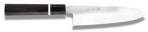 Ikeda Honyaki Oil Quenched Santoku 165 by Akifusa - Alambika Canada