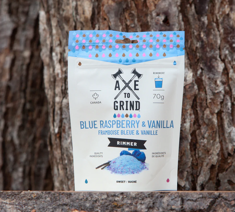 Axe to Grind Rim- Blue Raspberry & Vanilla 70g by Axe To Grind - Alambika Canada