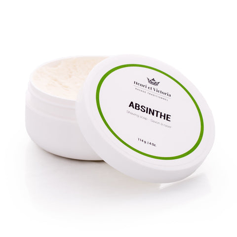 Shaving Soap Vegan - Absinthe by Henri et Victoria - Alambika Canada