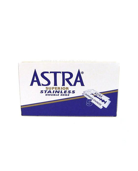 Astra Double Edge Blades Blue (Pack of 5) by Alambika - Alambika Canada