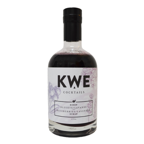 Kwe Cocktails Lavender Blueberry Syrup by KWE Cocktails - Alambika Canada