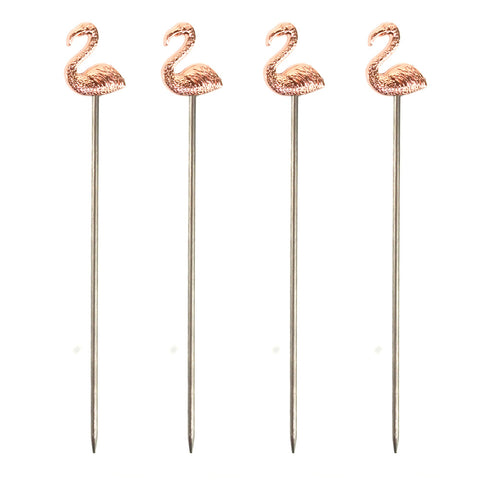 Cocktail Pick - Flamingo Copper by Alambika - Alambika Canada